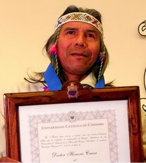 Félix Díaz recibe el premio Rector Mauricio Amílcar López 2012