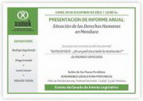 Presentación de Informe anual sobre los derechos humanos en Mendoza