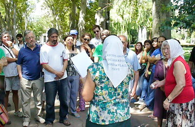 Madres de Plaza de Mayo lanzó campaña en Mendoza