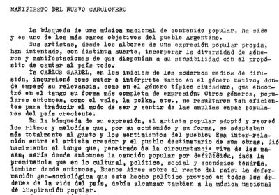 Manifiesto del Nuevo Cancionero