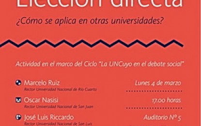 Rectores de universidades nacionales debaten sobre elección directa de autoridades