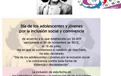 Se establece día para adolescentes y jóvenes