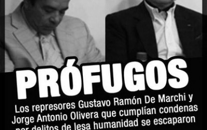 Juicios: fugas y jueces y militares cómplices