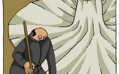 La posición del misionero y santificación de un papa turbio