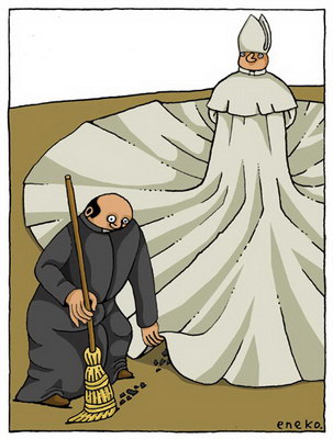 La posición del misionero y santificación de un papa turbio