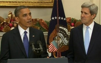 Presidente Obama y secretario de Estado John Kerry, los políticos más mentirosos del mundo