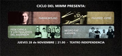 Última fecha de conciertos de MIMM
