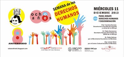 Panel debate: «Derechos Humanos y Discriminación»