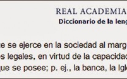 Poder fáctico (los vivos de la fuerza)