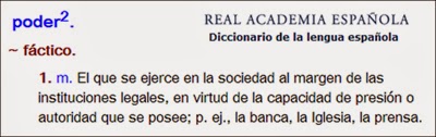 Poder fáctico (los vivos de la fuerza)