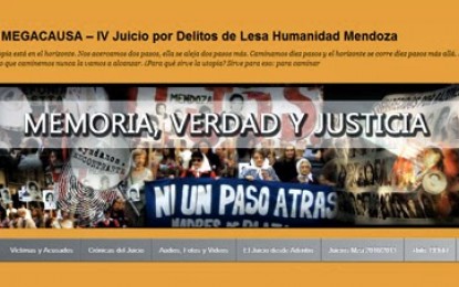 Nuevo blog sobre el megajuicio en Mendoza