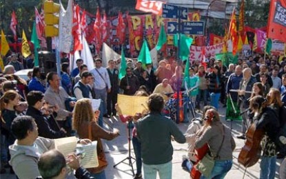 Las voces de la otra «Asamblea» del 1º de Mayo