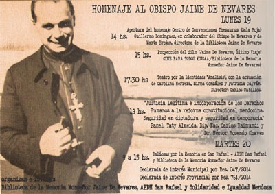 Actividades por la Memoria en San Rafael y Malargüe