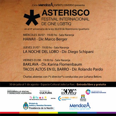 ASTERISCO en Le Parc: Festival Internacional de Cine LGBTIQ