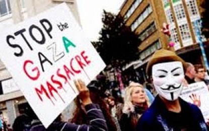 No al genocidio en Palestina