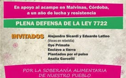 Contra Monsanto, Chevrón y San Jorge ambientalistas de Mendoza harán un festival en Guaymallén
