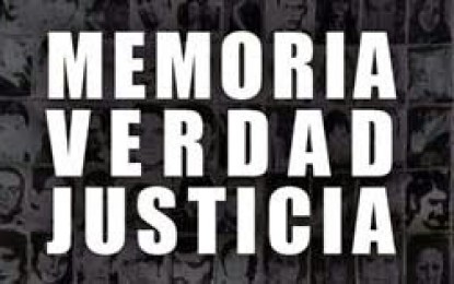 Más memoria, verdad, justicia