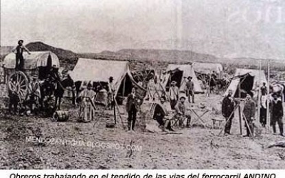 El primer tren en Mendoza