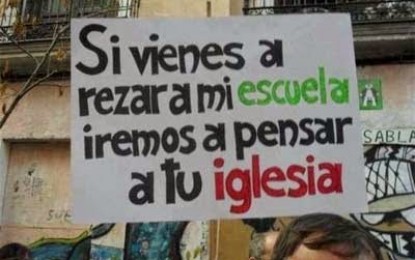Comunicado del Encuentro Laicista de Mendoza sobre el proyecto de ley de educación