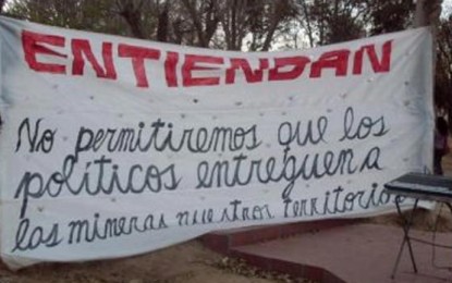 Judicializan en La Rioja a 35 personas por una protesta antiminera