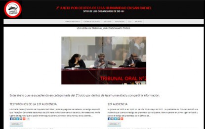 Blog sobre el II Juicio por Delitos de Lesa Humanidad en San Rafael