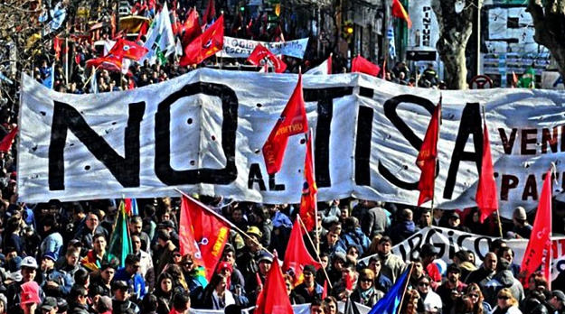 ¡La movilización popular frenó al TISA en Uruguay!