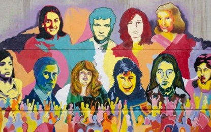Se inauguró un mural por la Memoria en la UNCuyo