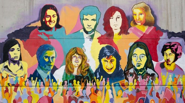 Se inauguró un mural por la Memoria en la UNCuyo