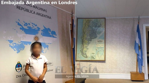 Quitaron el mapa de Islas Malvinas de las paredes del Consulado Argentino en Londres