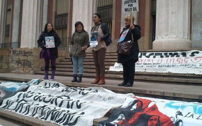 Las Madres en lucha contra la violencia institucional retomaron sus rondines en Tribunales