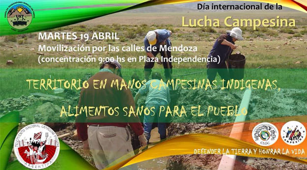 El campesinado mendocino se movilizará este martes por la capital