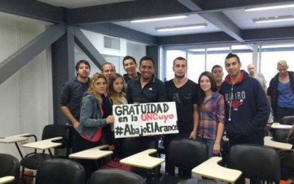 UNCuyo: Comenzó la campaña #AbajoElArancel en Higiene y Seguridad