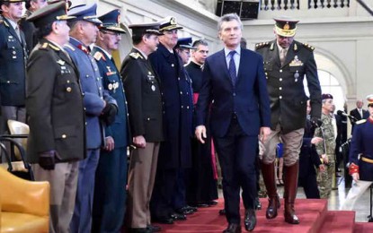 Avanza el plan PRO para que los militares actúen en seguridad interna.