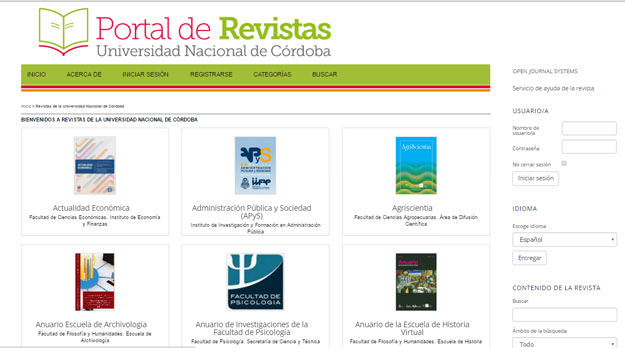 La Universidad Nacional de Córdoba creó un portal de revistas universitarias