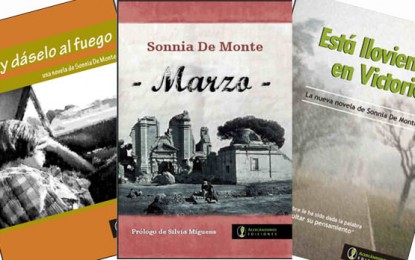 Sonnia De Monte y sus 3 novelas. Literatura nacional para crecer