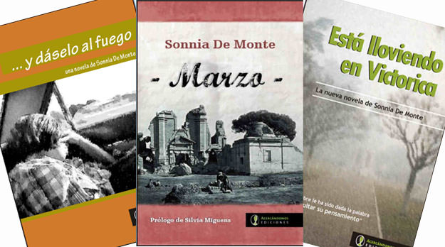 Sonnia De Monte y sus 3 novelas. Literatura nacional para crecer
