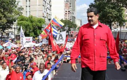 Apoyo popular al presidente Maduro signa semana en Venezuela