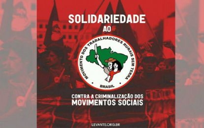 Brasil: Vía Campesina denuncia la creciente criminalización y persecución contra el campesinado