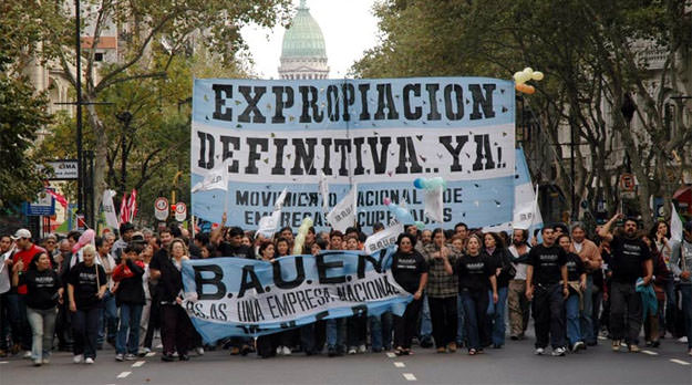 Ya es ley la expropiación del hotel Bauen para sus trabajadores