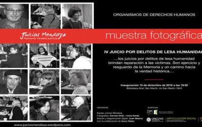Muestra fotográfica IV juicio por delitos de lesa humanidad