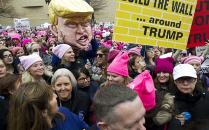 Millones de ciudadanos del mundo repudian a Trump en el primer día de su mandato presidencial