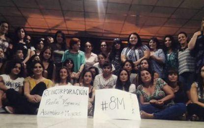 Asamblea de Mujeres en Mendoza exige paro a las centrales sindicales