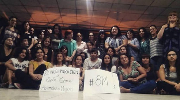 Asamblea de Mujeres en Mendoza exige paro a las centrales sindicales