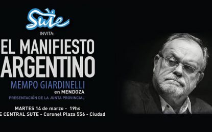 Mempo Giardinelli en Mendoza
