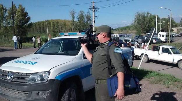 Gendarmería filmó a manifestantes en una protesta por el agua en Tunuyán
