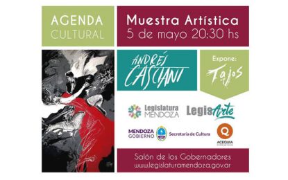 Inauguración de “Tajos”, muestra de Andrés Casciani