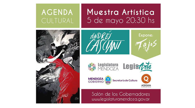 Inauguración de “Tajos”, muestra de Andrés Casciani