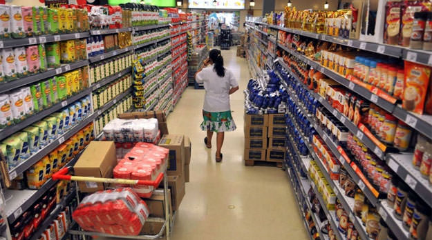 Volvió a caer el consumo en supermercados y shoppings