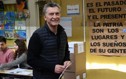 Macri violó la veda electoral