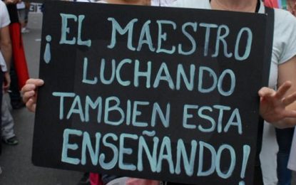 En toda época al frente la épica docente